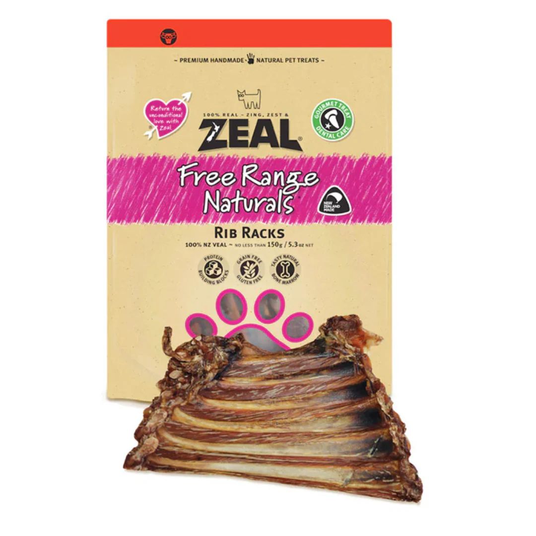 Rib Racks Dog Treats Natural Meaty Chew - 125g