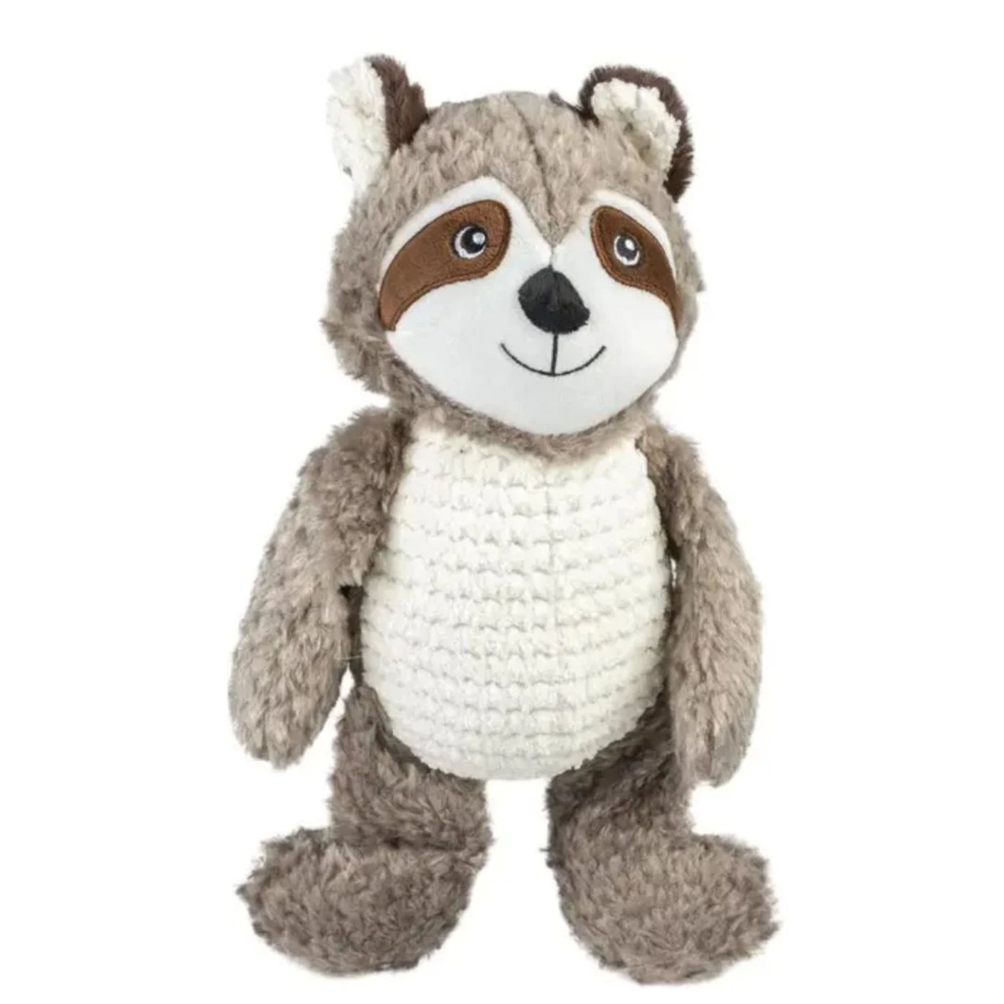 Duvo+ Plush Raccoon Tummy Dog Toy – M