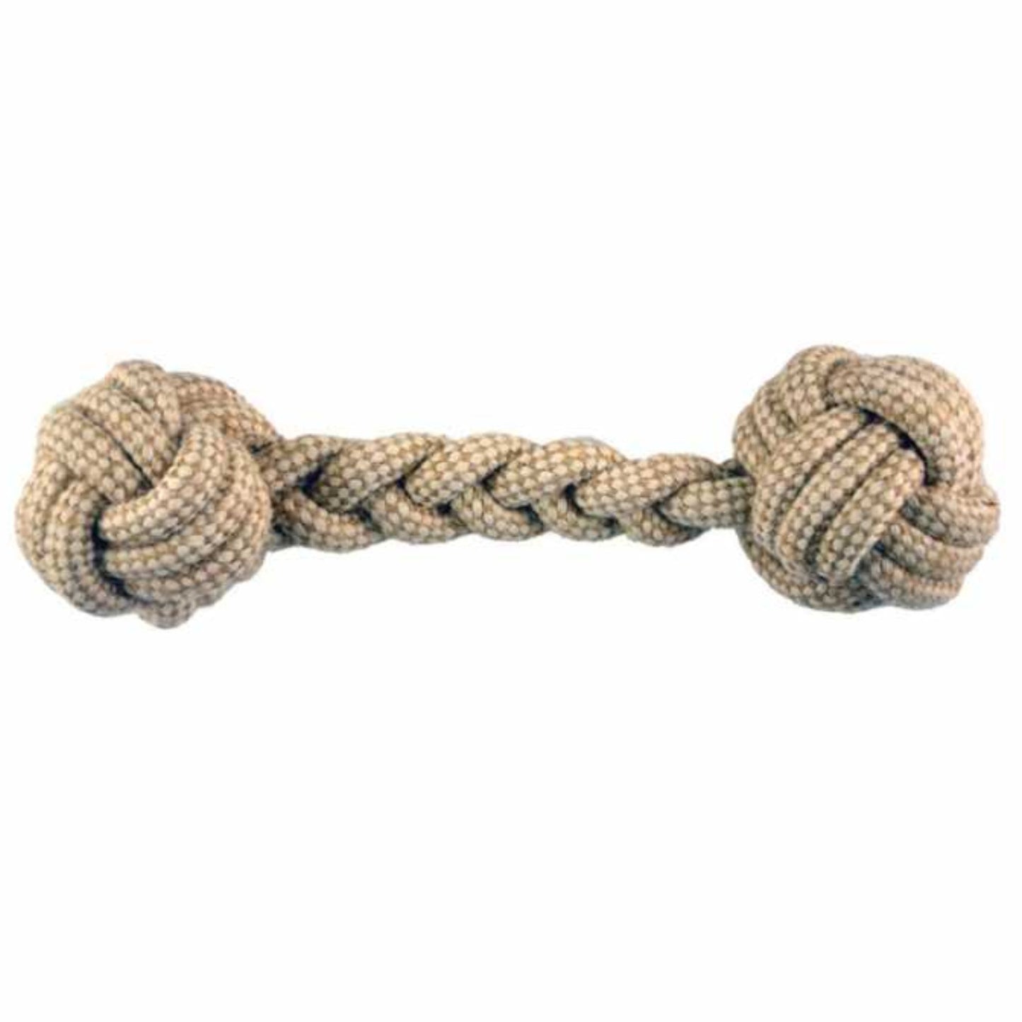 Imac Natural Cord With Balls On End Dog Toy - 25cm