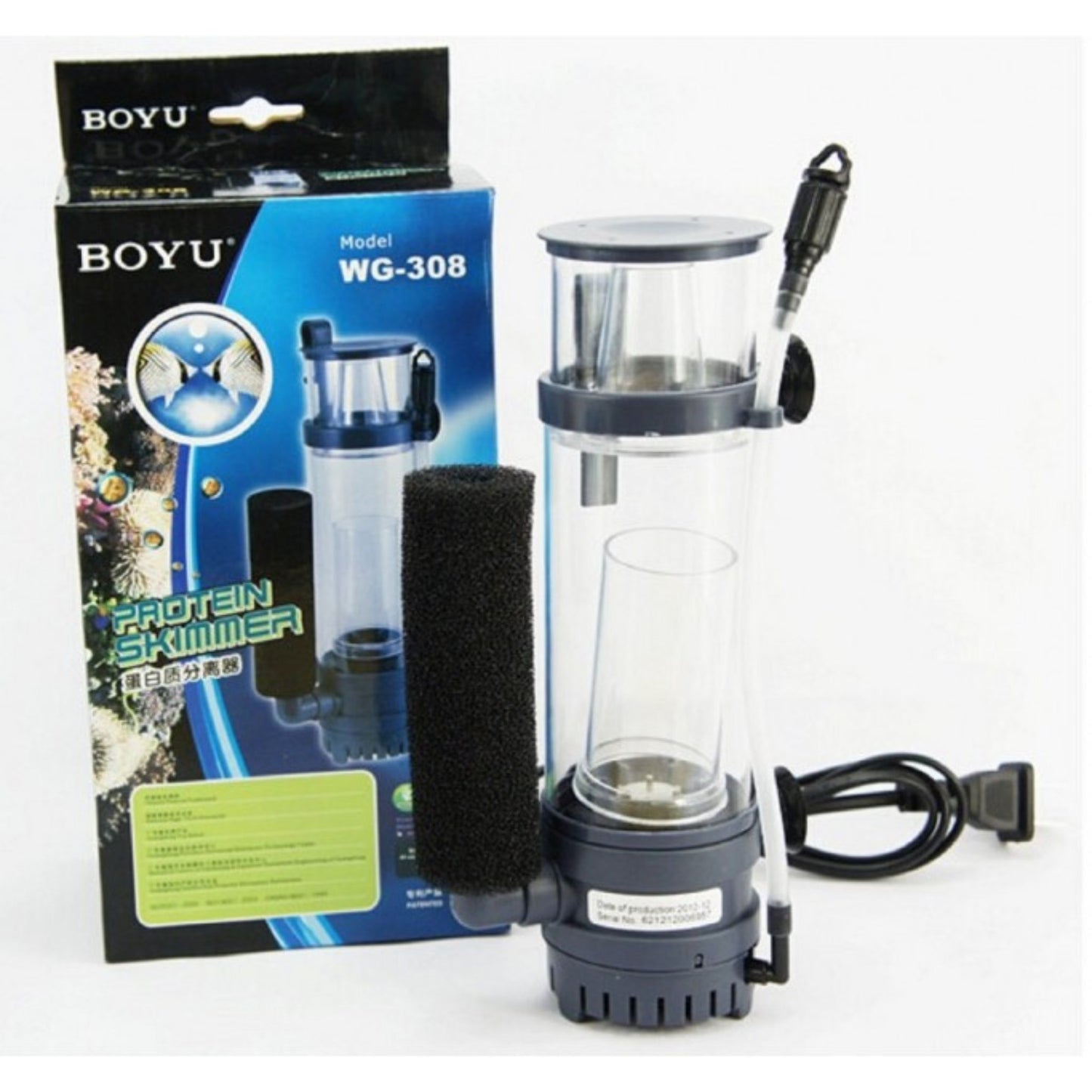 Boyu Aquarium Protein Skimmer WG-308 - 120L/H