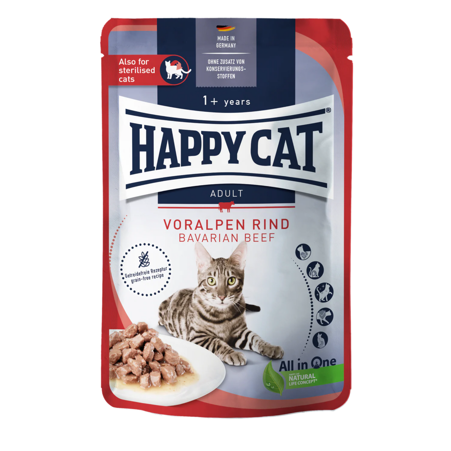 Happy Cat Wet Food MIS Culinary Bavarian Beef - 85g