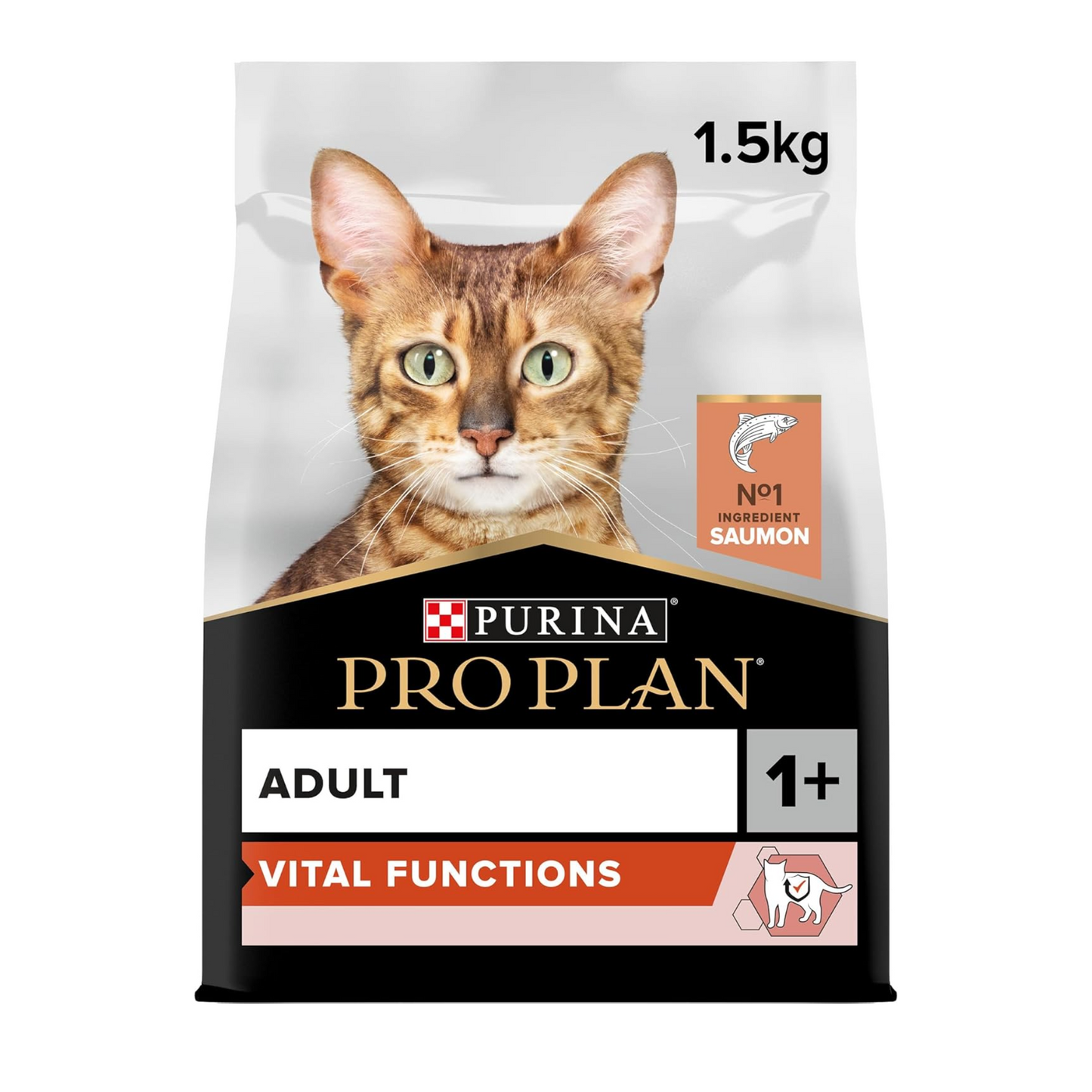 Purina Pro Plan Original Adult Dry Cat Food With Salmon - 1.5 kg