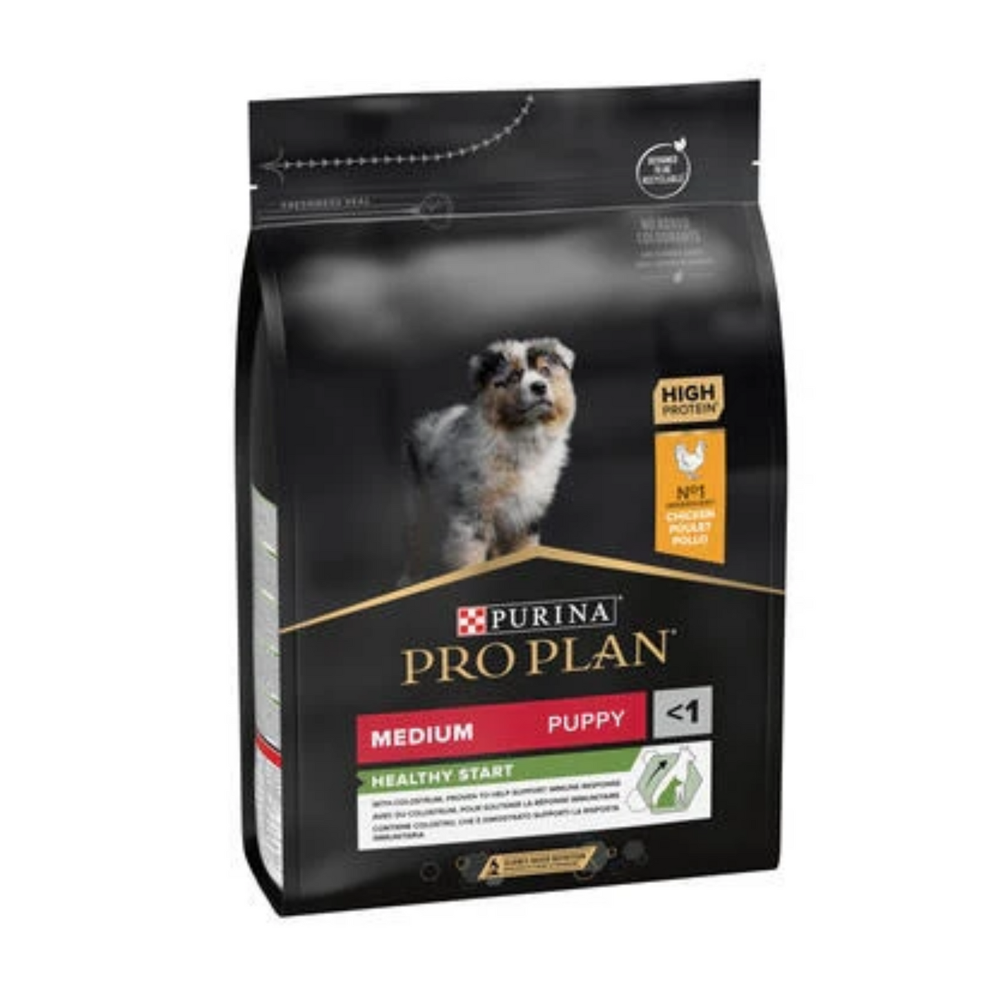 Purina Pro Plan Healthy Start Medium Puppy Dry Dog Food With Chicken - 3kg