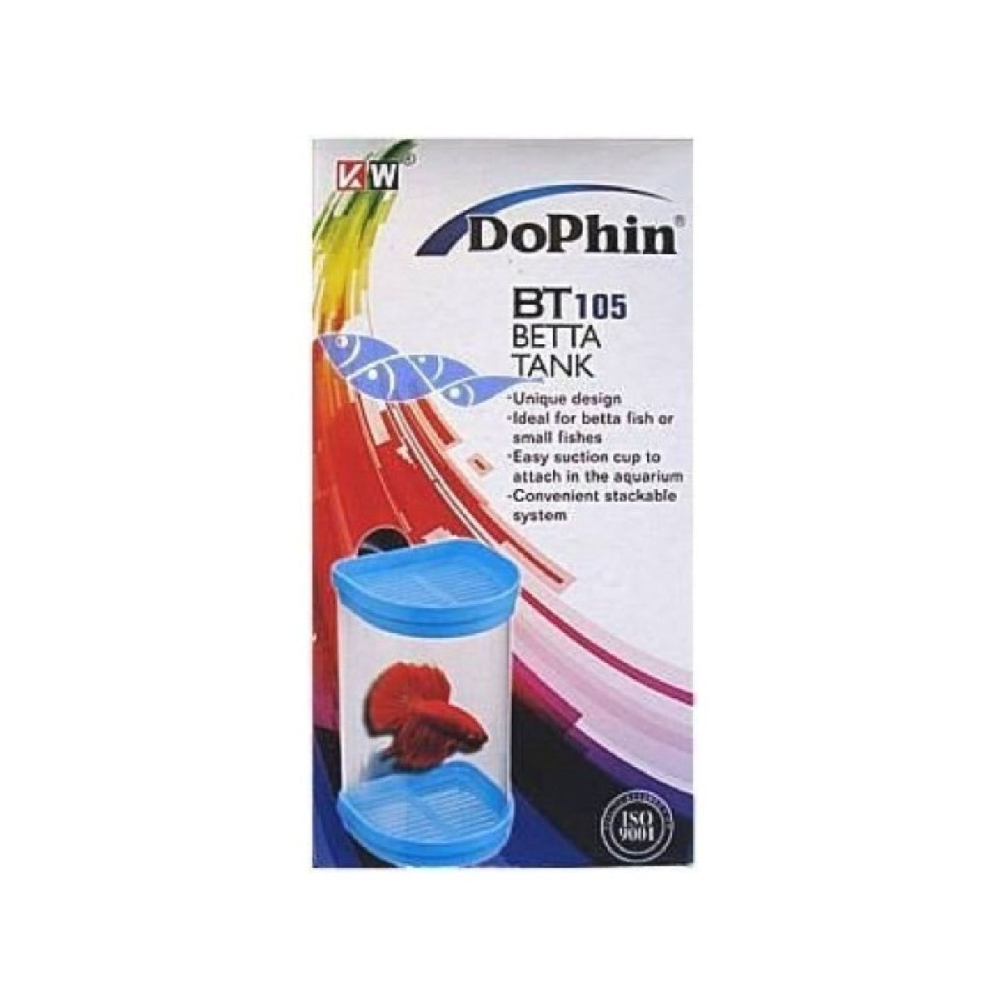 KW Zone Dophin Betta Tank BT 105 - 5.2Lx3.5Wx2.5D