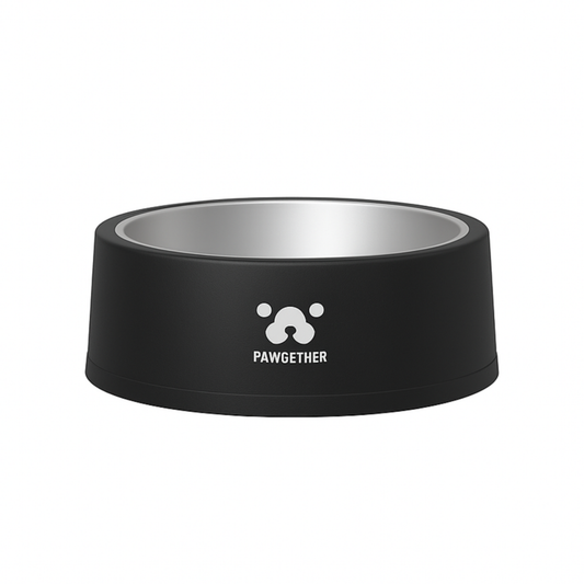 Pawgether Stainless Steel Anti Slip Pet Bowl - 190x190x76mm