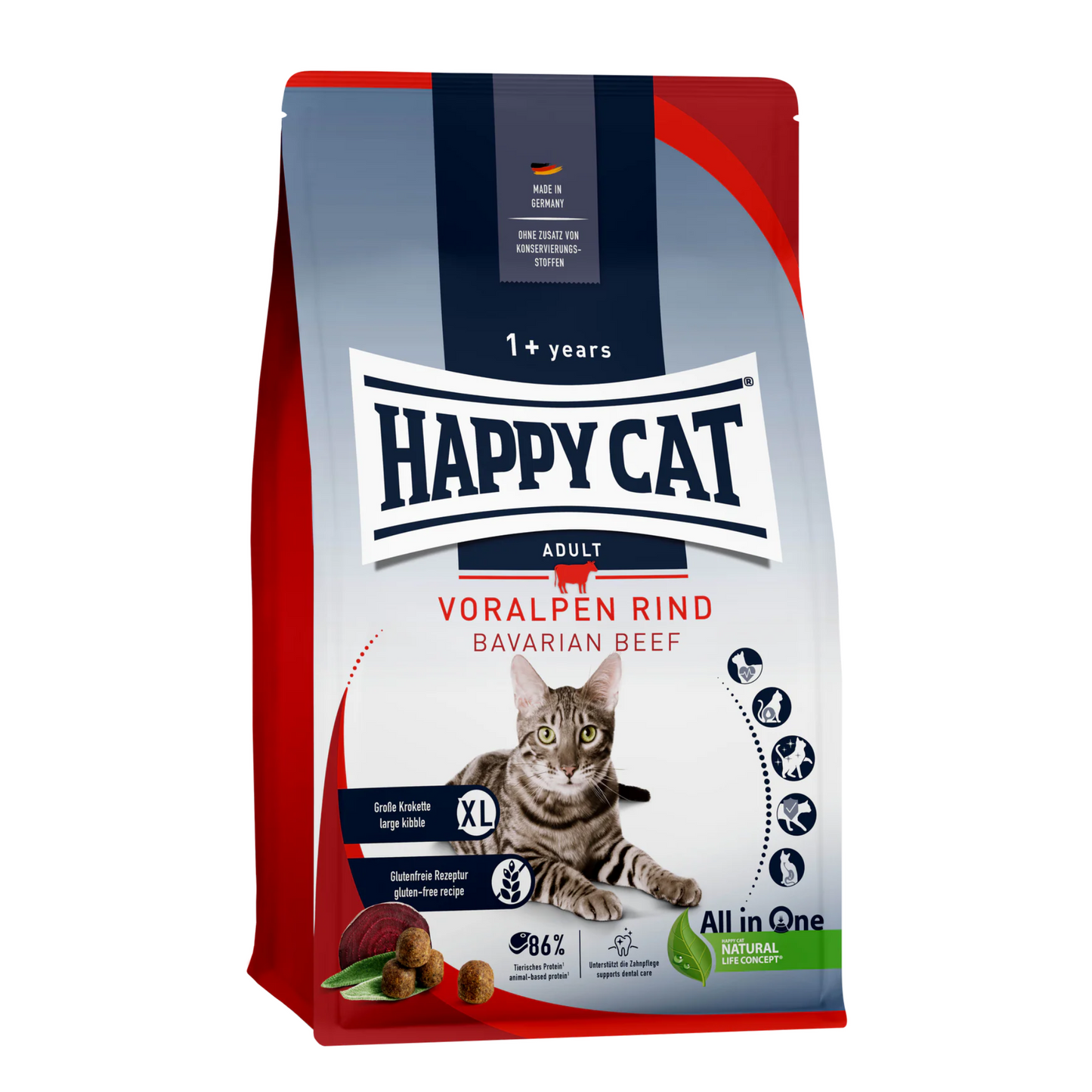 Happy Cat Dry Food Culinary Adult Voralpen-Rind - 4kg