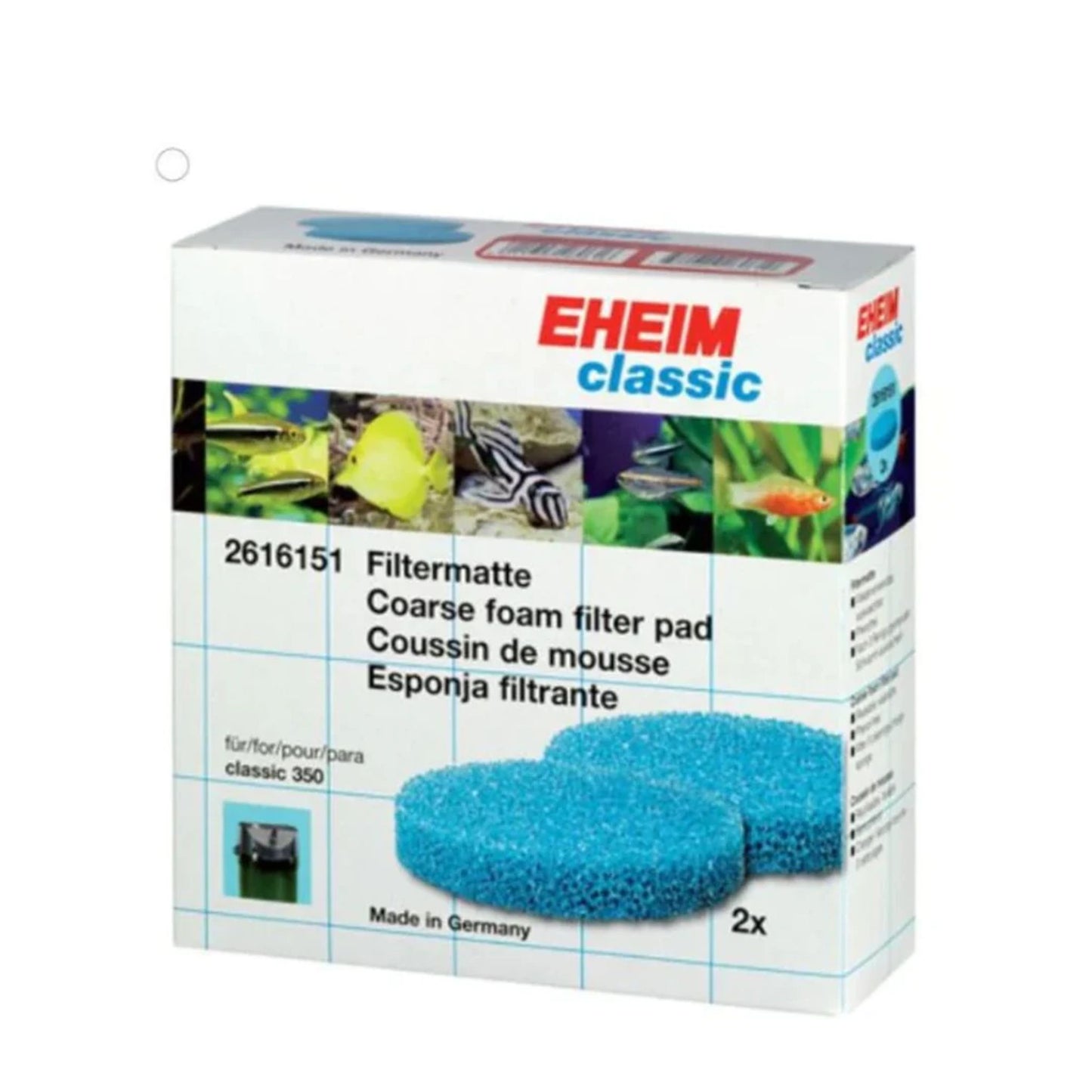 Eheim Coarse Filter Pads For Classic 350 External Filter