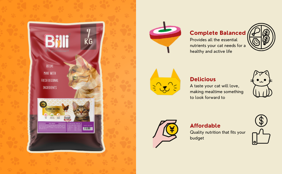 Billi Adult Real Chicken Cat Food