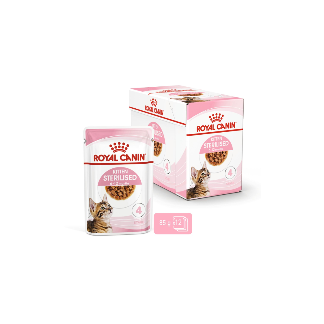Royal Canin Feline Health Nutrition Kitten Sterilised Gravy (WET FOOD)