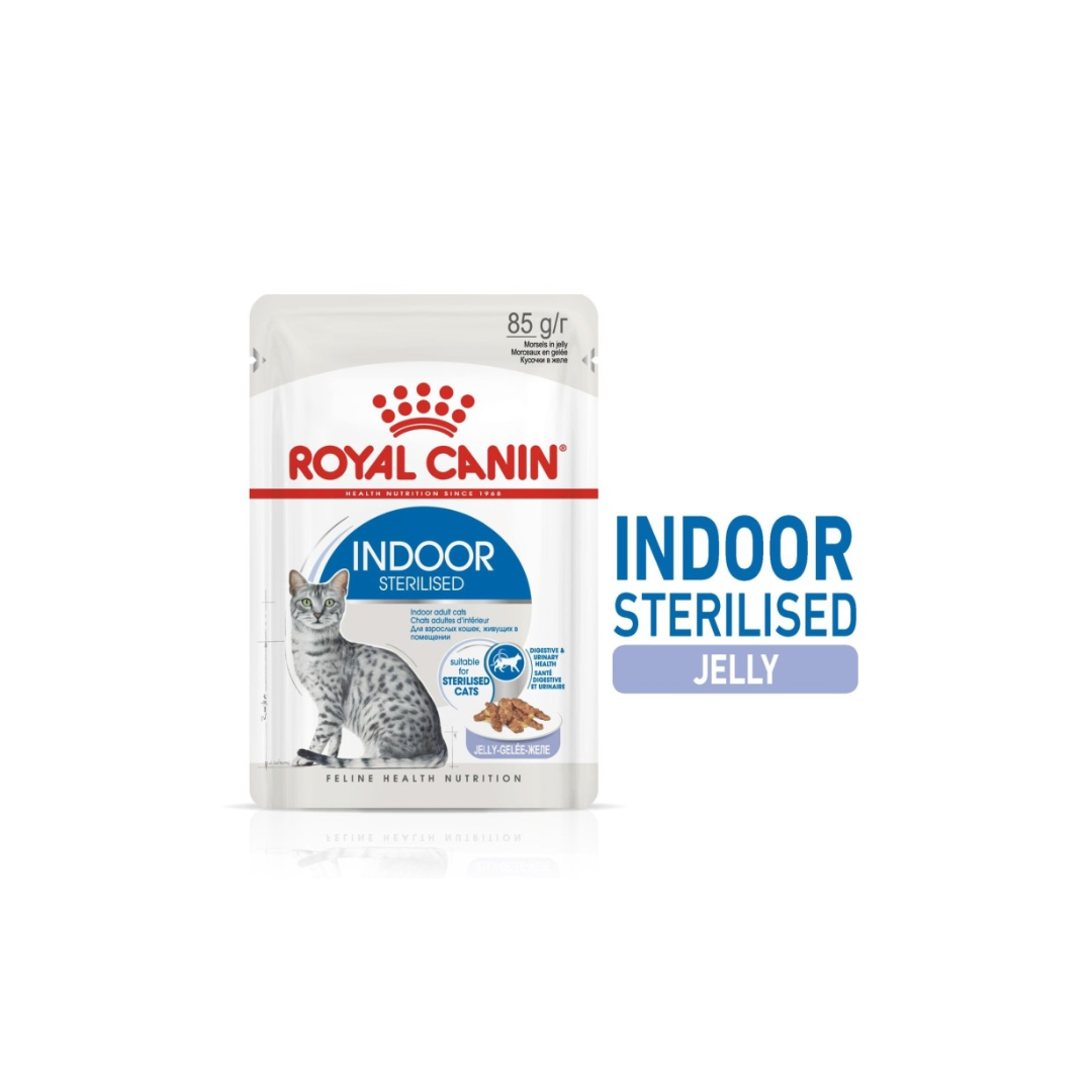 Royal Canin Feline Health Nutrition Indoor Jelly (WET FOOD)