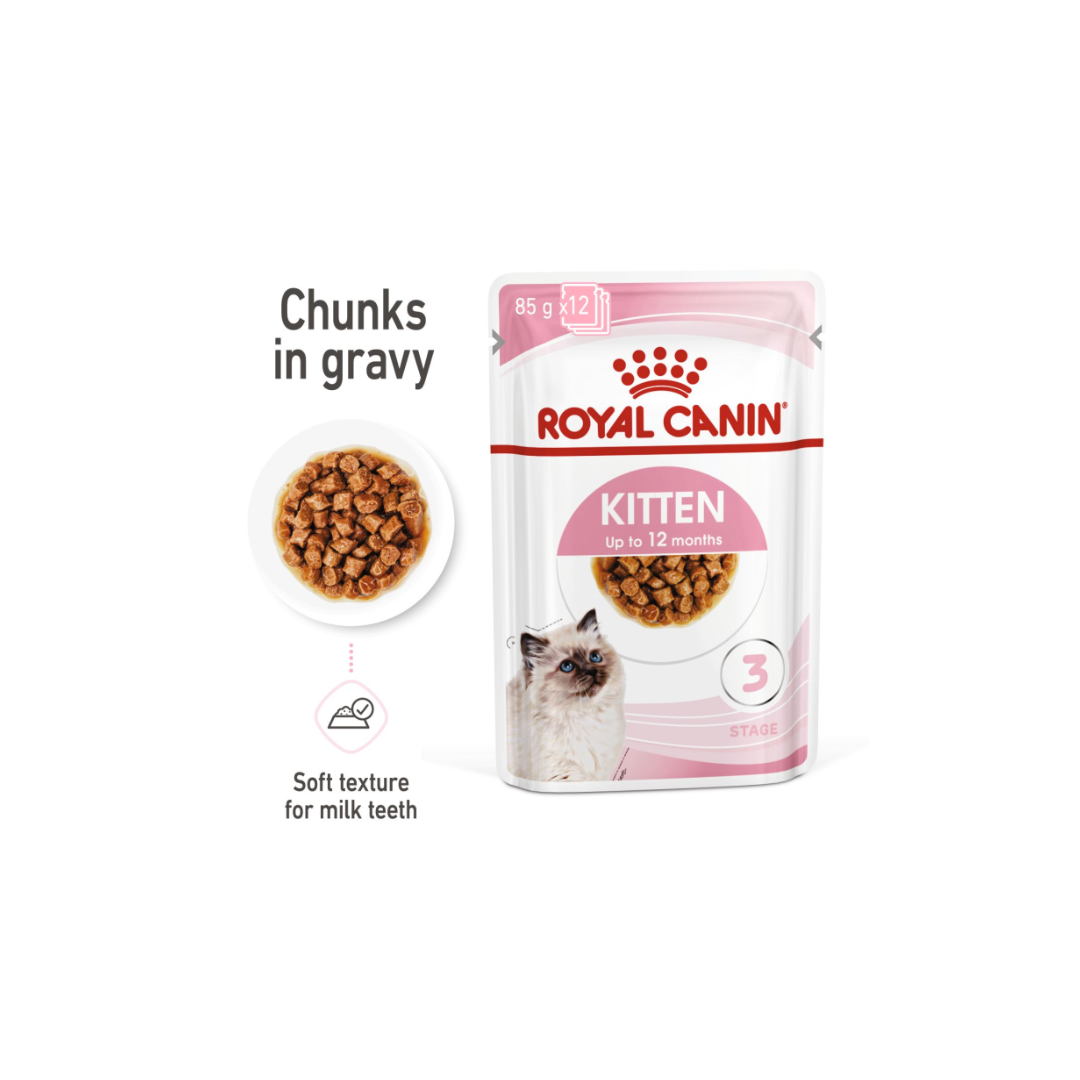 Royal Canin Feline Health Nutrition Kitten Gravy (WET FOOD)
