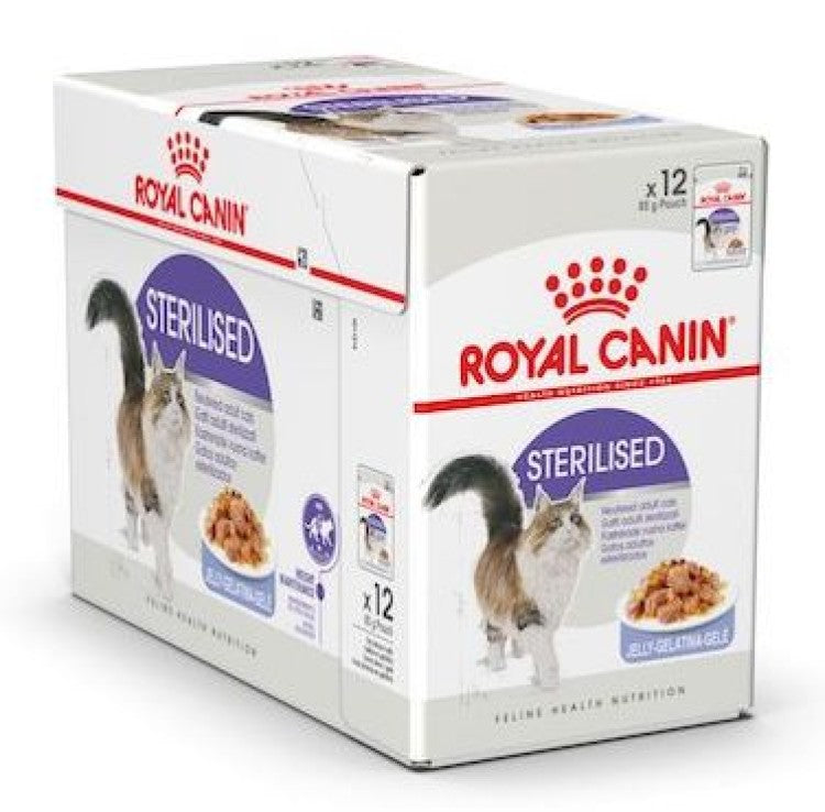 Royal Canin Feline Health Nutrition Sterilised Jelly Cat Wet Food - 85G