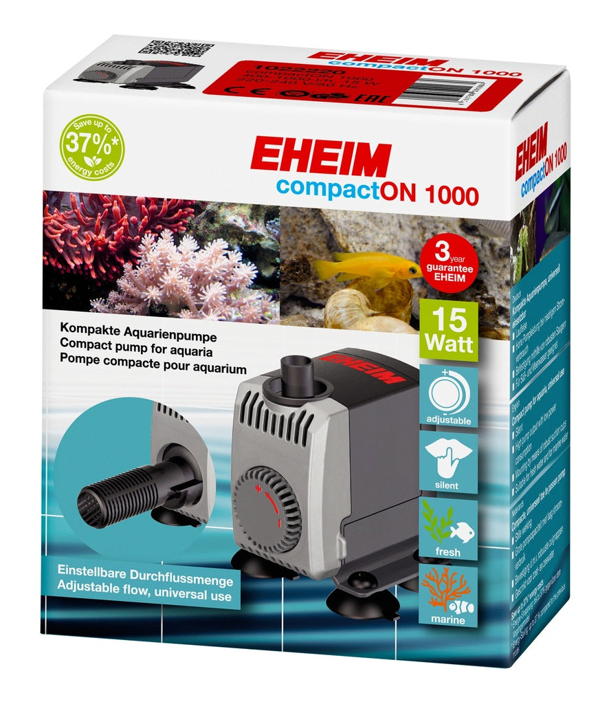 Eheim CompactON 1000 Aquarium Pump - Silent & Efficient Flow
