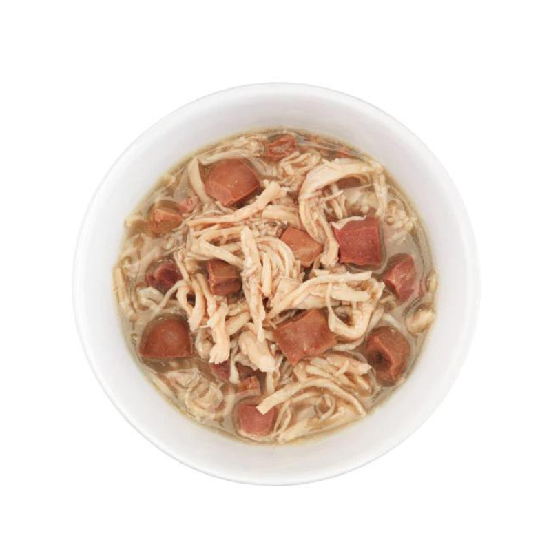 Schesir Wholefood Broth Chicken Wet Cat food 80G