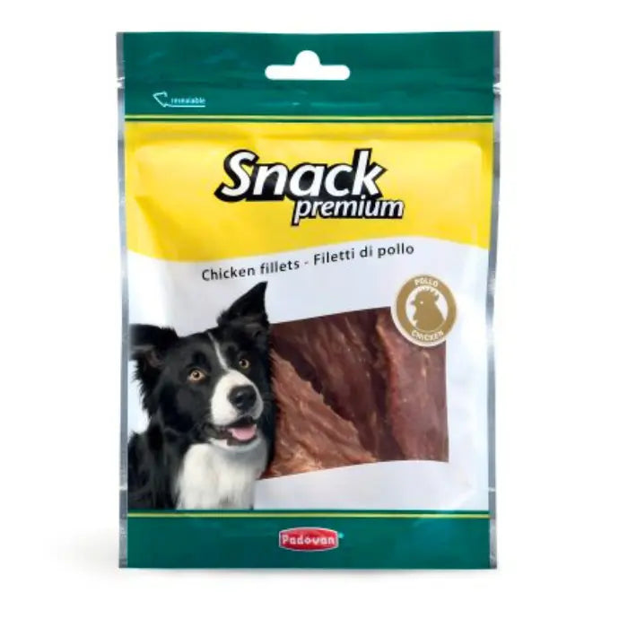 Padovan Chicken Fillet Dog Treats Real Meat Strips - 100g