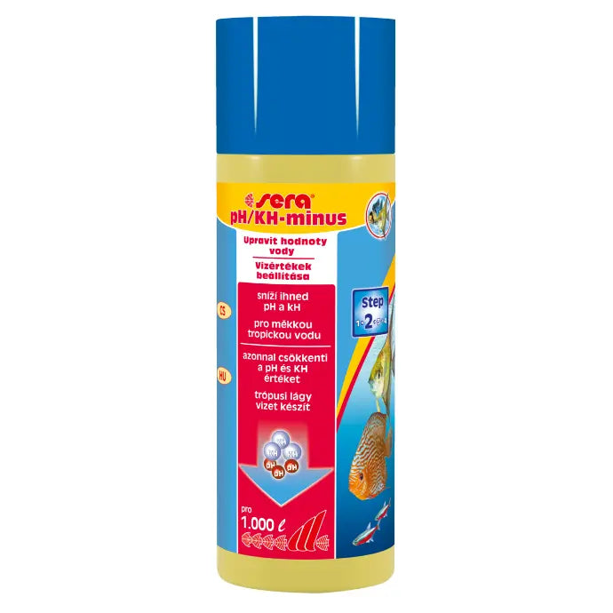 Sera pH/KH Minus Water Adjuster Aquarium pH Reducer - 250ML