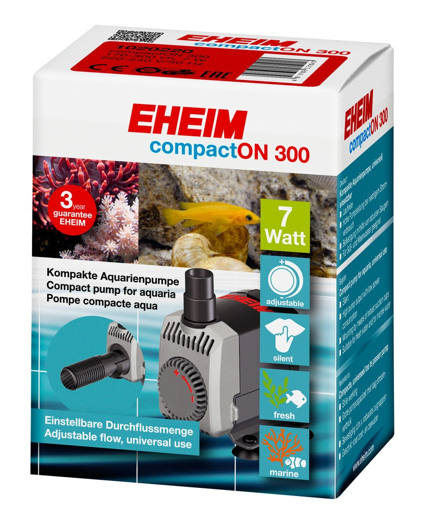 Eheim CompactON 300 Aquarium Pump - Quiet Compact Water Flow