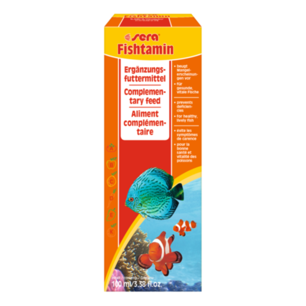 Sera Fishtamin Liquid Multivitamin For Aquarium Fish - 100ML