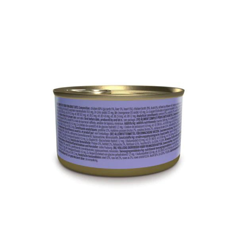Schesir Wholefood Broth Chicken & Duck Wet cat food 80G