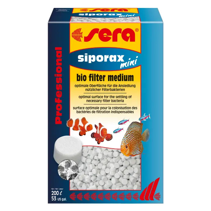 Sera Siporax Mini Professional Bio Filter Media For Nano Tanks - 270g