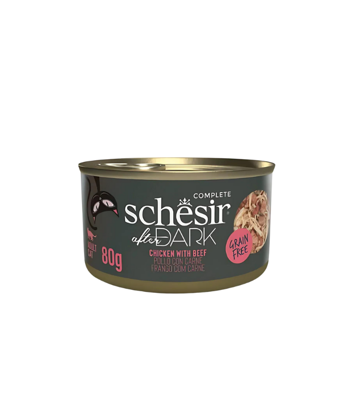 Schesir Wholefood Broth Chicken & Beef Wet Cat food 80G