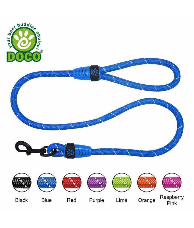 Doco Reflective Rope Dog Leash – 5Ft, Ø13mm