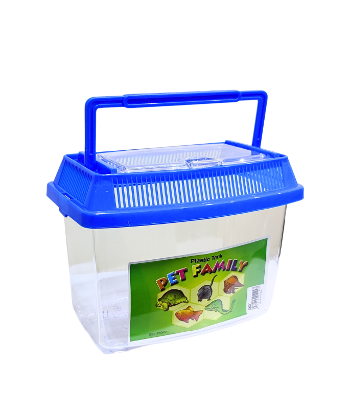 KW Zone Plastic Aquarium Tank Medium Fish Breeding Container – 18cm
