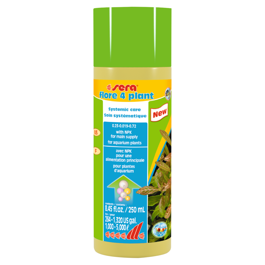Sera Flore 4 Plant Complete Plant Fertilizer For Aquariums - 250ML
