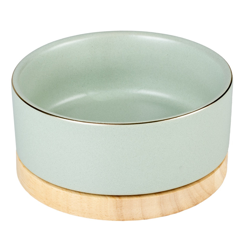 Duvo+ Feeding Bowl Stone Timber