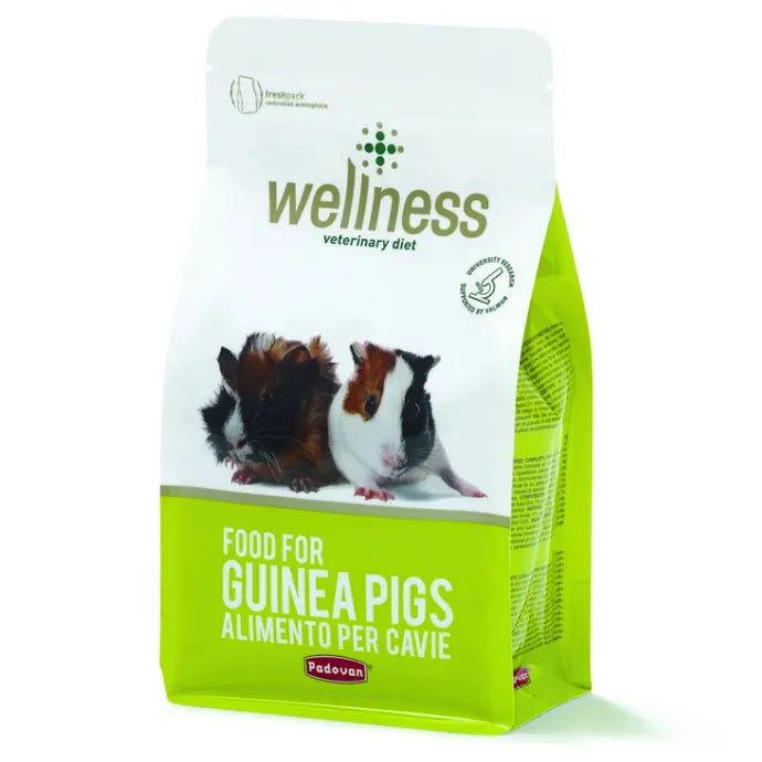 Padovan Wellness Guinea Pigs Food High-Fiber Blend - 1kg