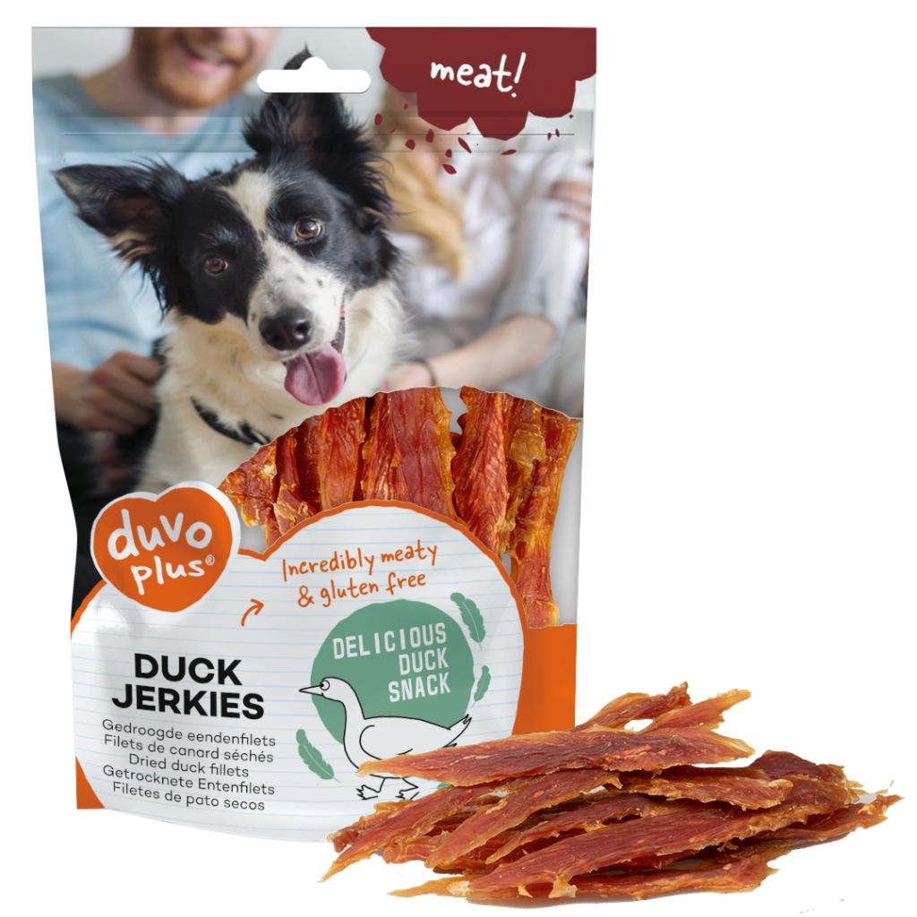 Duvo+ Meat Duck Jerkies Dog Treats - 100g