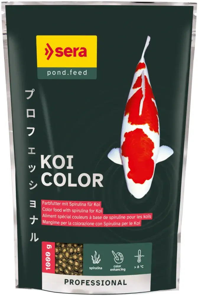 Sera Koi Spirulina Color Food Color Enhancing Formula - 1000G