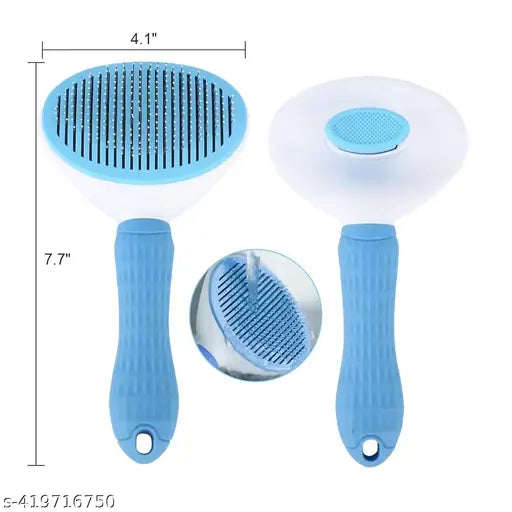 Petbroo Slicker Brush For Pets Blue