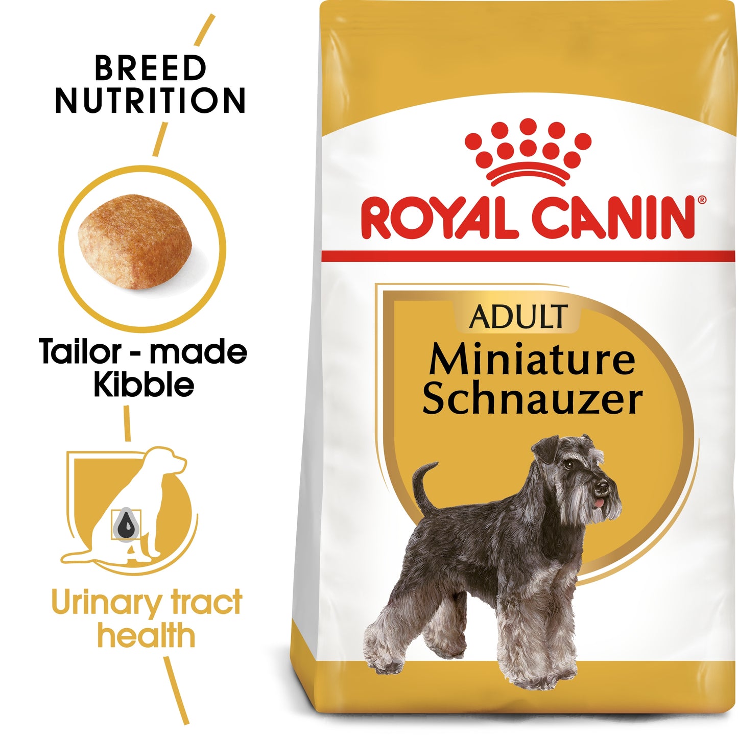 Royal Canin Breed Health Nutrition Miniature Schnauzer Dry Food - 3kg