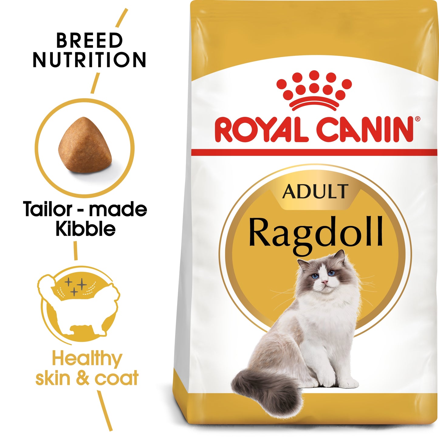 Royal Canin Feline Breed Nutrition Ragdoll Adult Cat Dry Food - 2kg