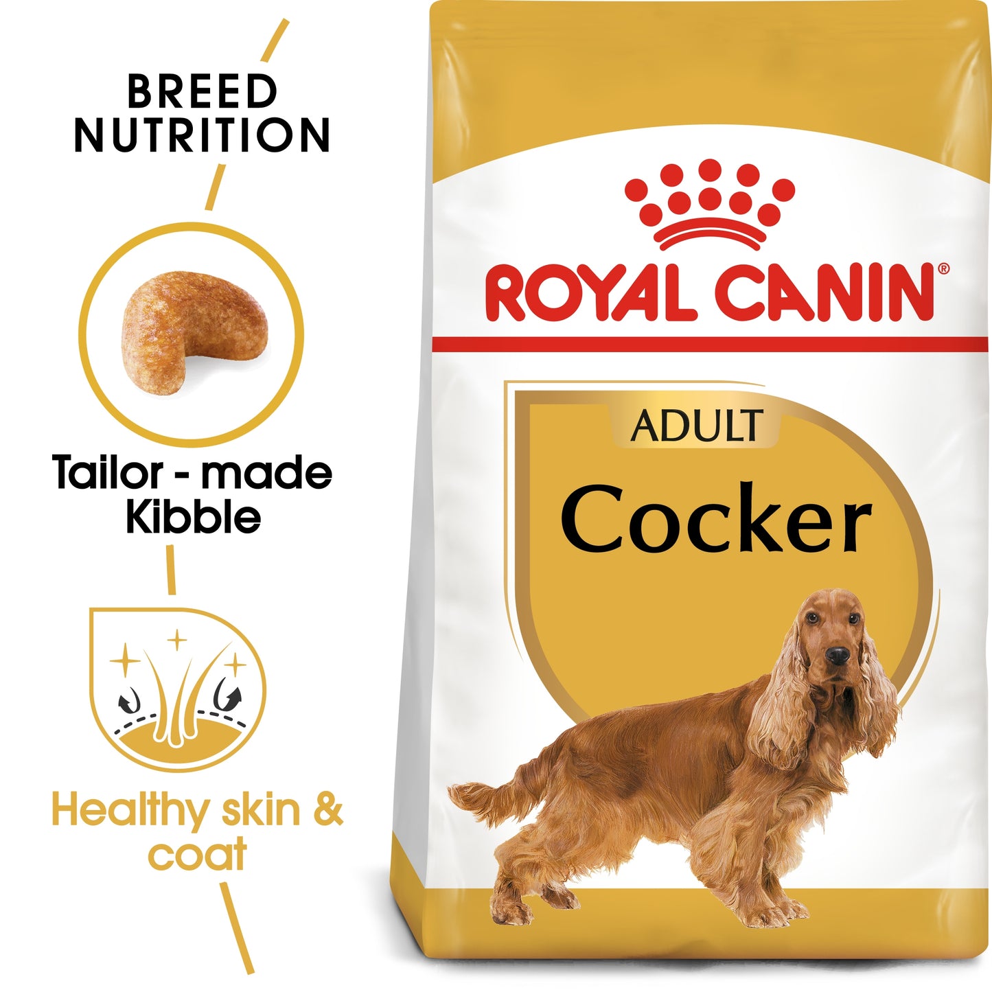 Royal Canin Breed Health Nutrition Cocker Adult Dry Food - 3kg
