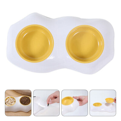 Petbroo Little Double Bowl Dog & Cats