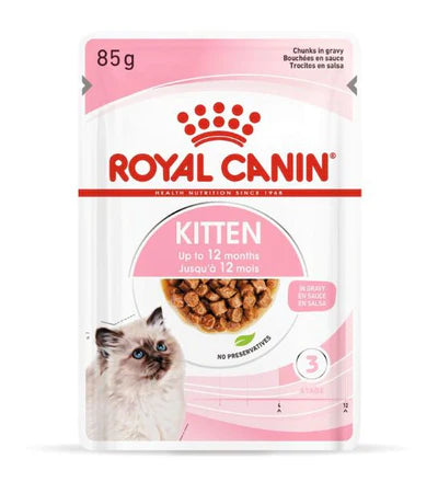 Royal Canin Feline Health Nutrition Kitten Gravy Wet Food
