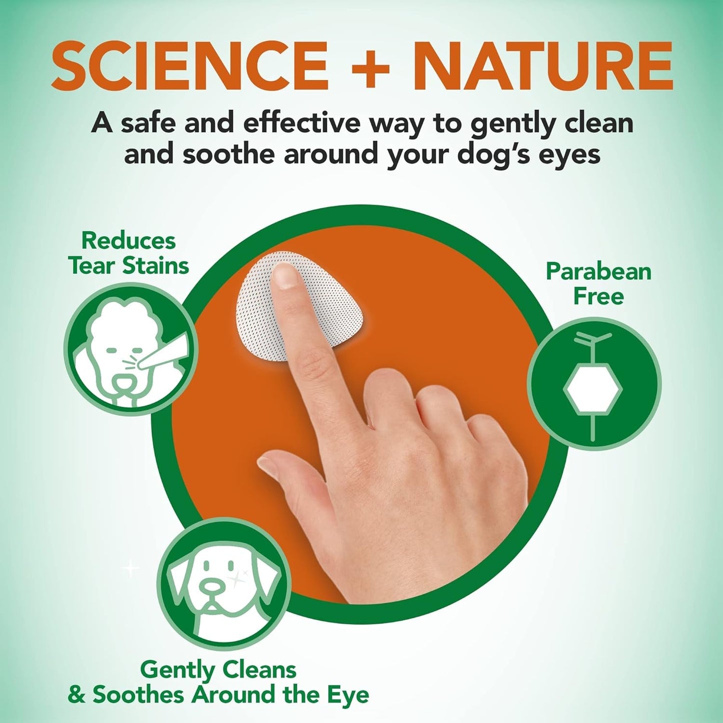 Vets Best Clean Eye Round Pads