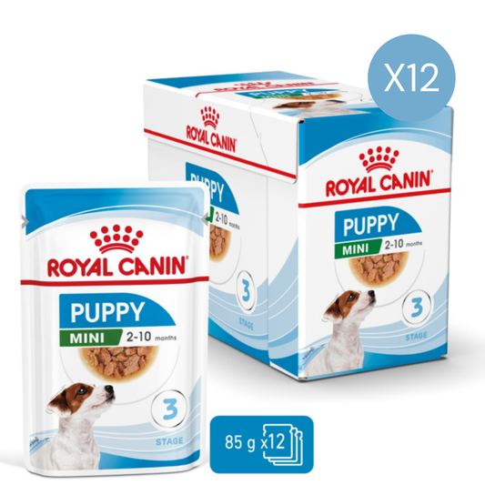 Royal Canin Size Health Nutrition Mini Puppy Wet Food 12x85g