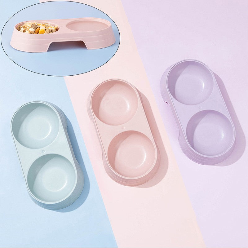 Petbroo Double Modern Bowl For Dogs & Cats 3.7cm