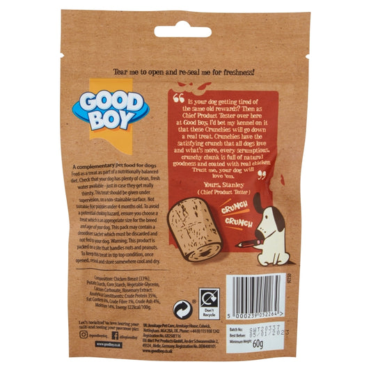 GoodBoy Crunchies Mini Chicken Dog Treats ‚ 60g