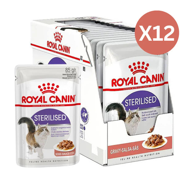 Royal Canin Feline Health Nutrition Sterilised Gravy (wet food)