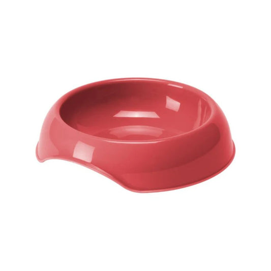 Moderna Gusto Food Bowl – Red – Size M – Medium Size Pet Feeding Bowl with Non-Slip Bottom