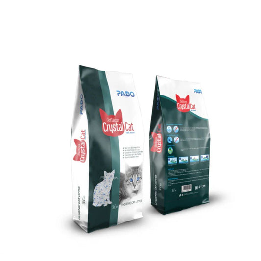 Pado Silica Crystal Cat Litter – 12.6kg Low Dust Crystal Formula