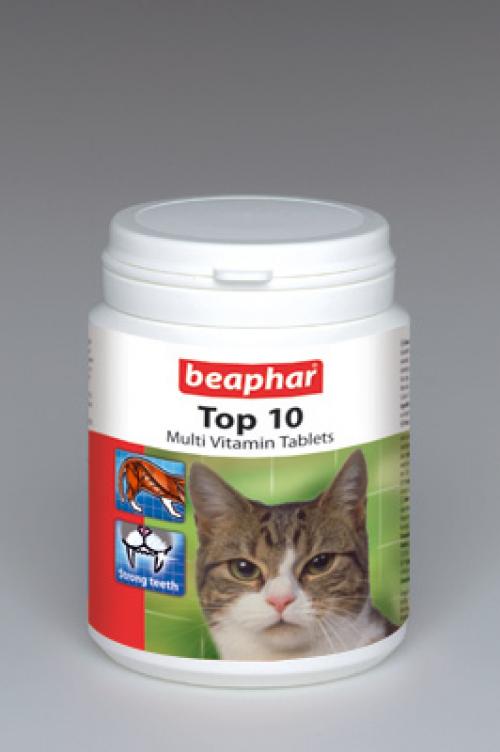 Beaphar Top 10 Cat Multivitamins – 180 Tablets