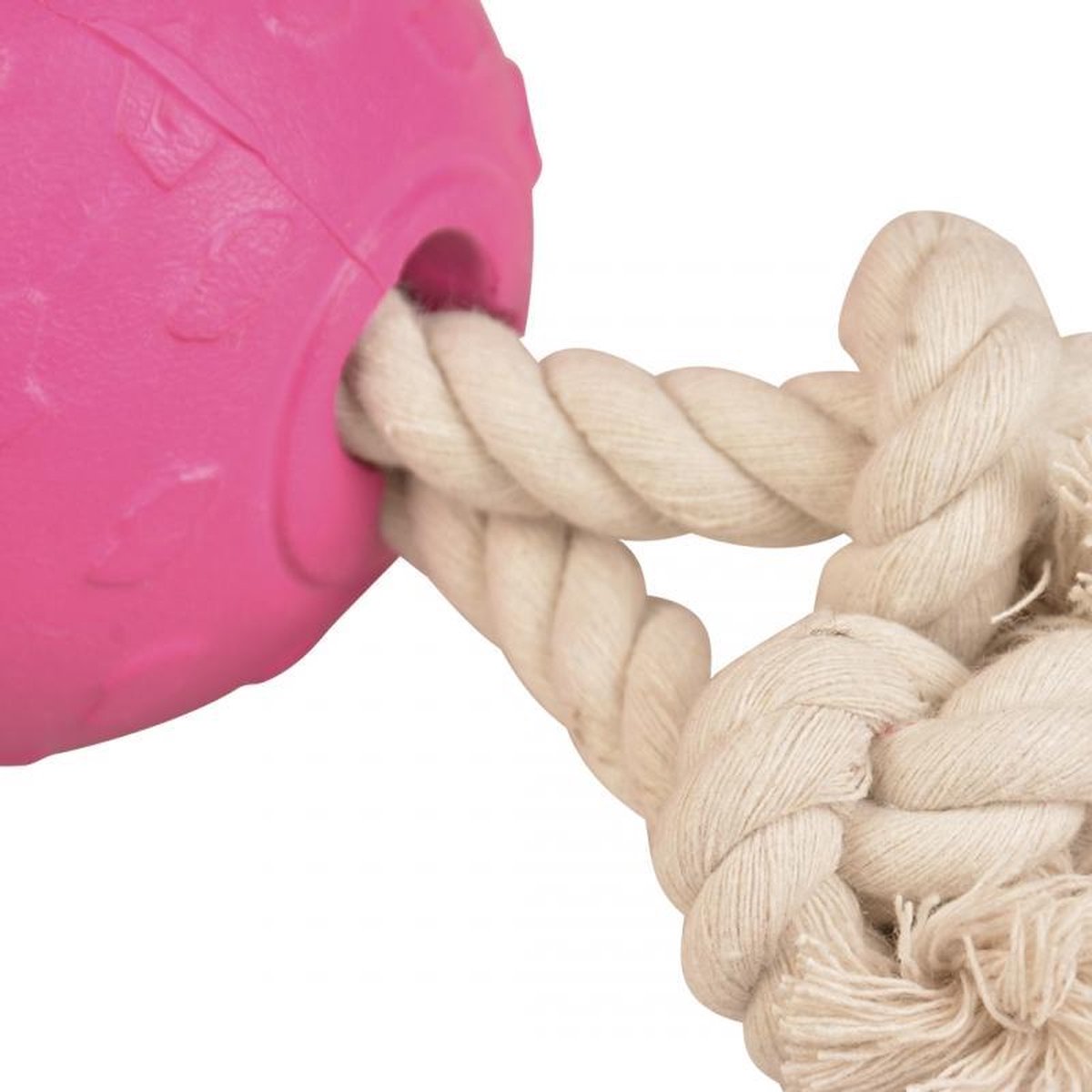Duvo+ Foam Bal Met Touw – 30 cm