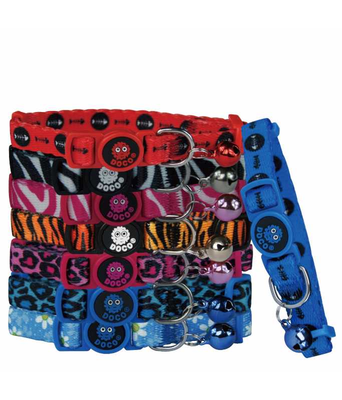 Doco® Loco Cat Collar Pattern Printed (Dcat002)Pattern/Texture