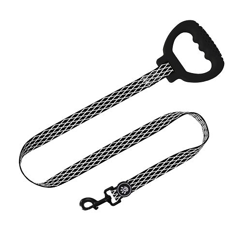 Doco Diamante Leash With Handle 4Ft (Dpn1048) - 2.5 X 120Cmcolor: Black, Sizes: L