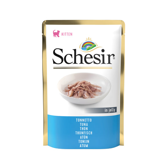 Schesir Cat Pouch Jelly Tuna For Kitten 85Gmweight: 85G